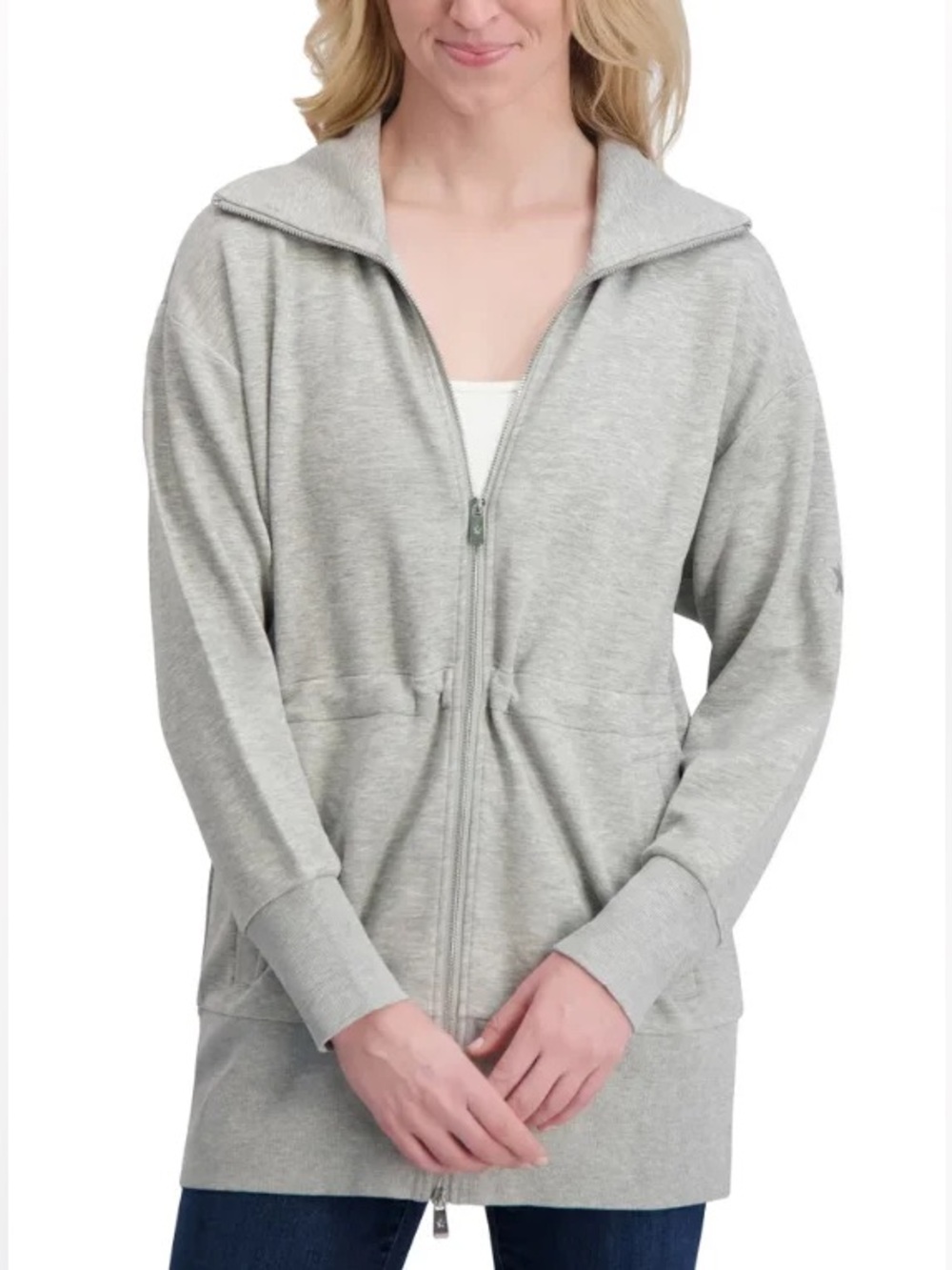 Converse Women's Full-Zip Jacket Gray
